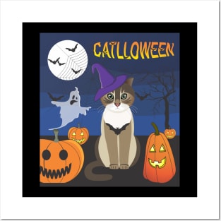 catlloween Posters and Art
